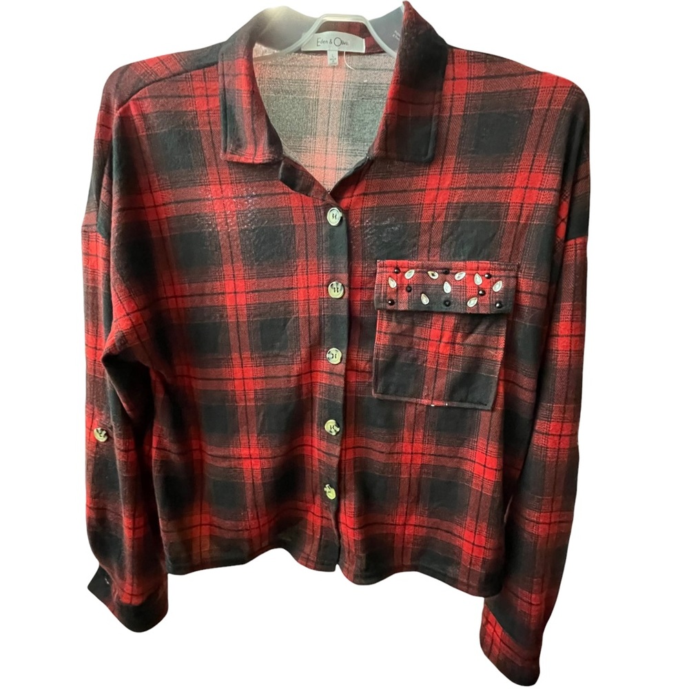 Eden & Olivia button down shirt size L - Picture 10 of 13